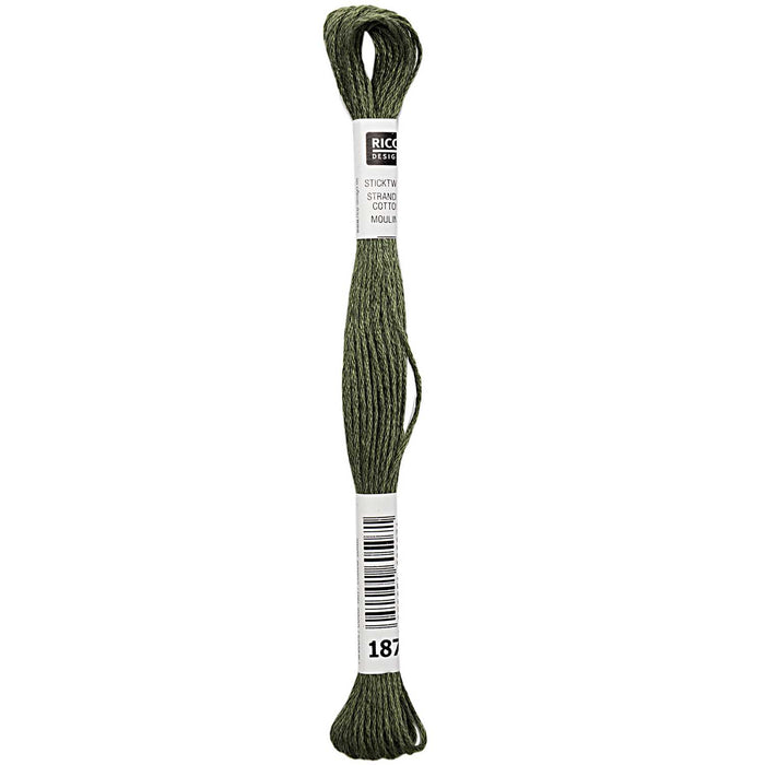 Rico - Strand Cotton Embroidery Thread  -  2g 8m - Green