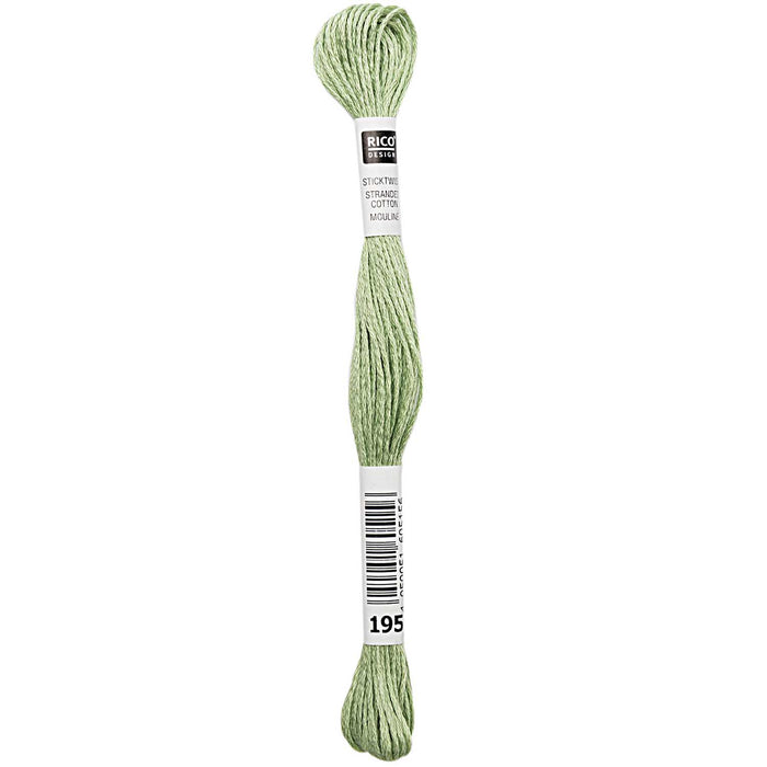 Rico - Strand Cotton Embroidery Thread  -  2g 8m - Green