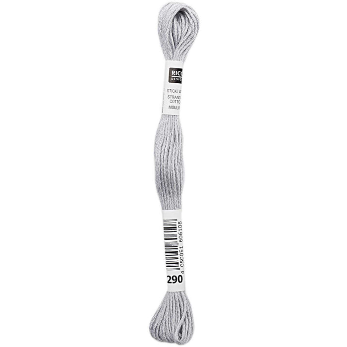 Rico - Strand Cotton Embroidery Thread  -  2g 8m - Grey