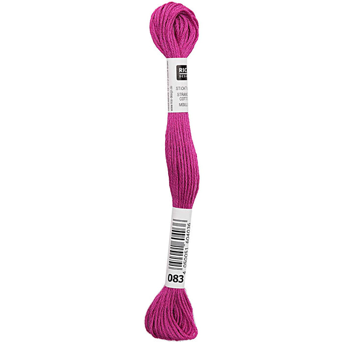 Rico - Strand Cotton Embroidery Thread  -  2g 8m - Pink