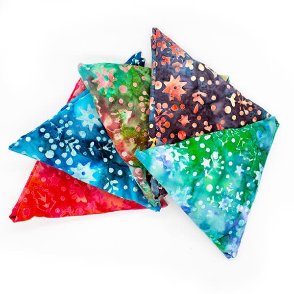 Batik Fat Quarter Stars 18x22"